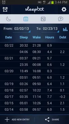 SleepBot - Sleep Cycle Alarm android App screenshot 3